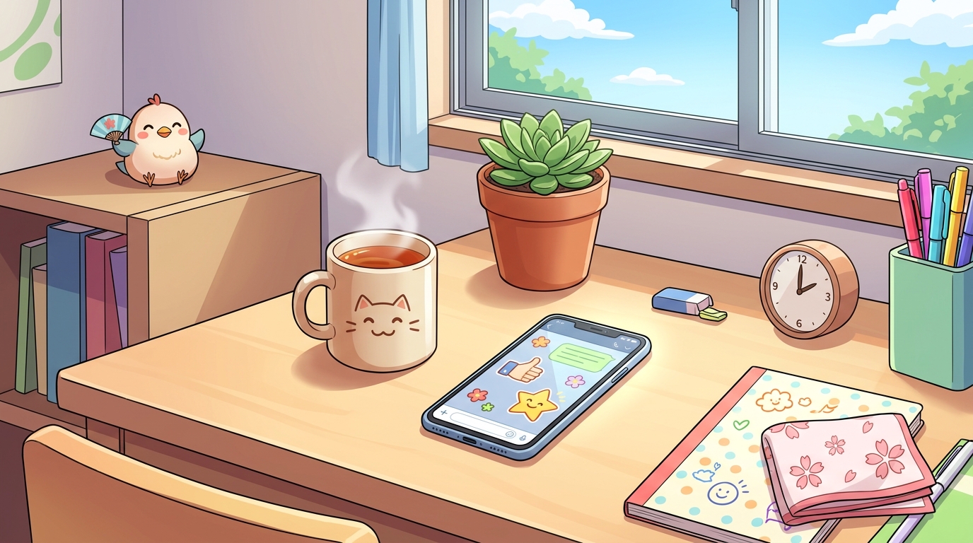 LINEでプレッシャーに感じさせない送り方