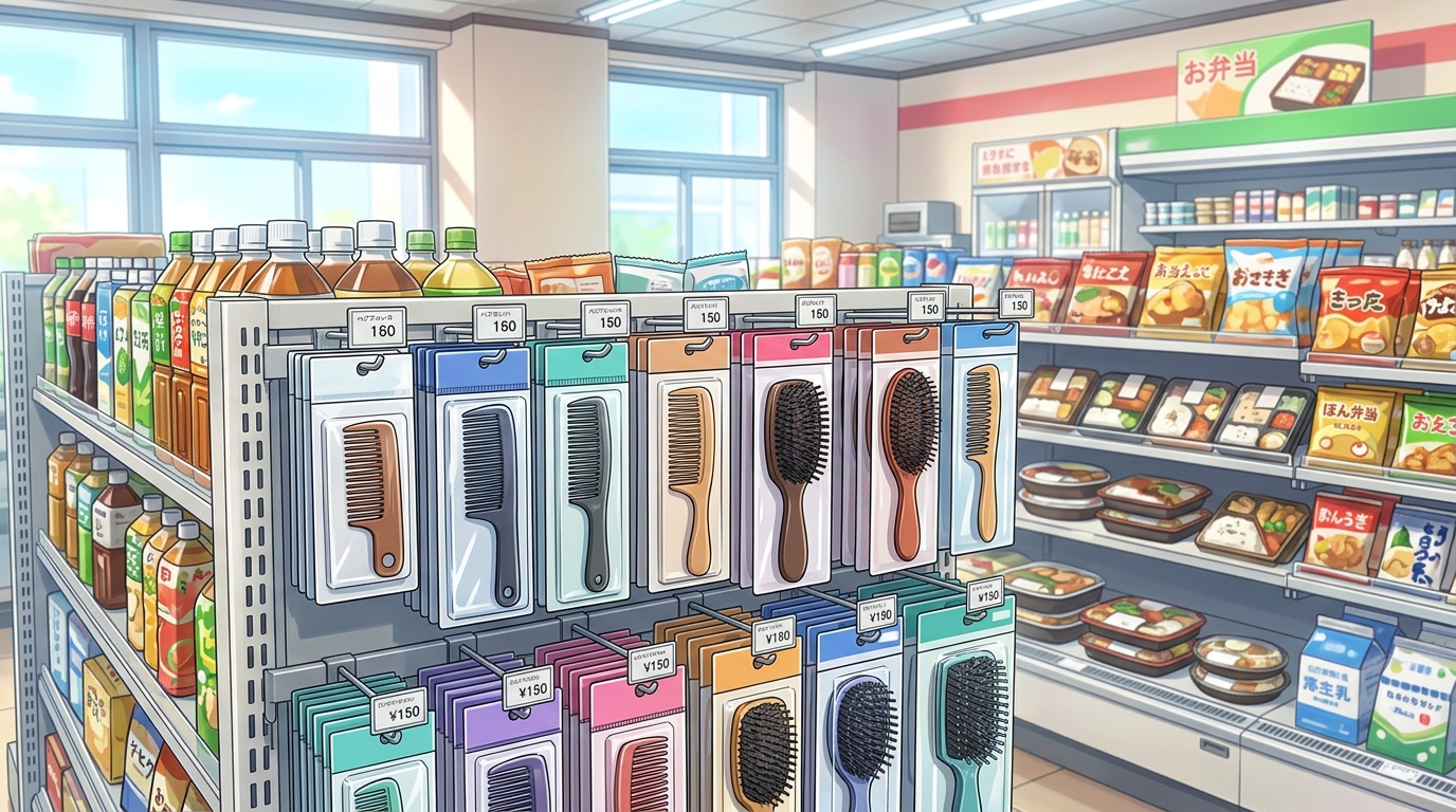 出先での前髪直しに使いやすいコームの選び方