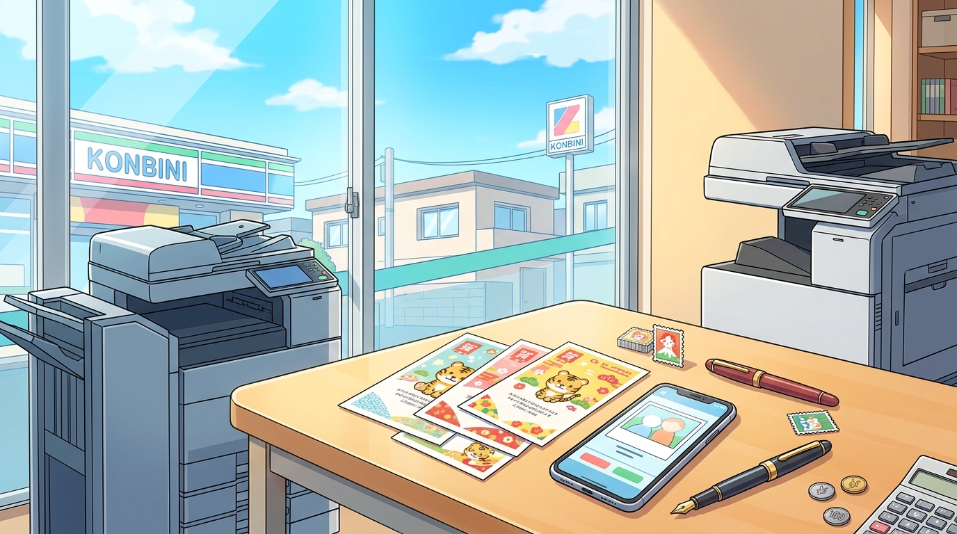 数枚だけの年賀状を最も安くキレイに仕上げるコツ?